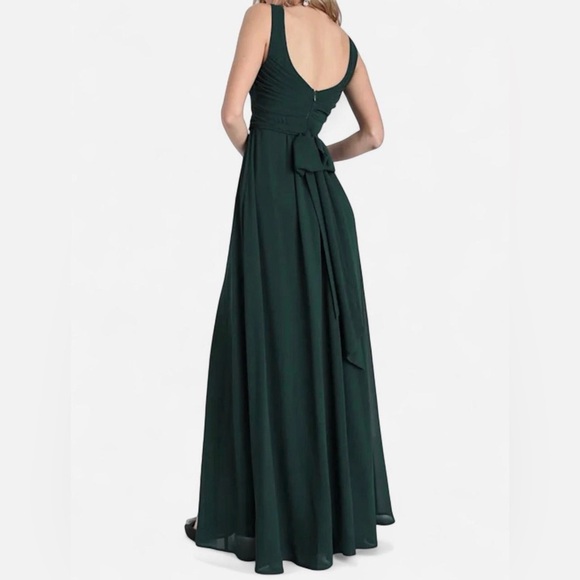 Sensational Moment Emerald Green Pleated Maxi Dress - Picture 6 of 7